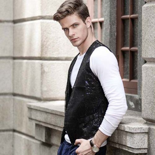 Gilet hiver sans manche homme en coton - Ref 606845
