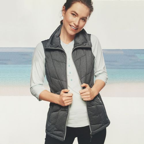 Gilet hiver sans manche femme LIFEMORE en polyester - Ref 606908