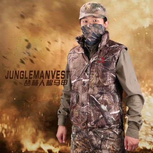  Gilet hiver sans manche uniGenre JUNGLEMAN en coton - Ref 607023