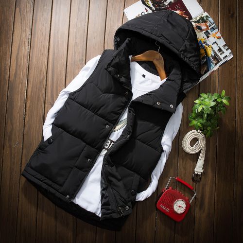 Gilet hiver sans manche uniGenre en coton - Ref 607135