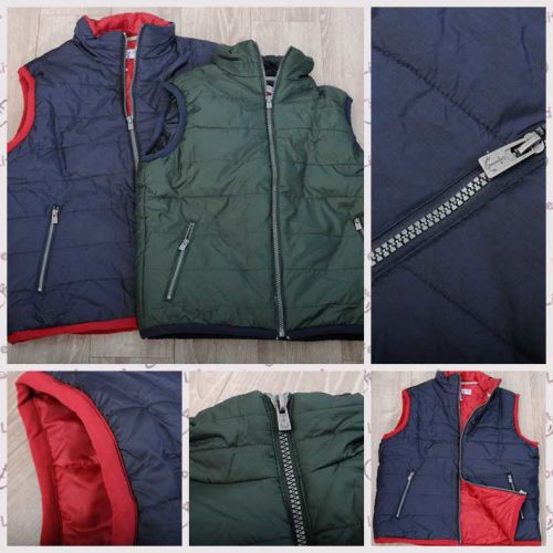 Gilet hiver sans manche uniGenre en polyester - Ref 607388