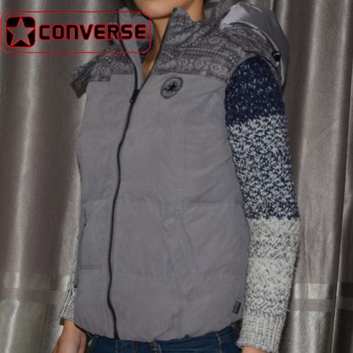  Gilet hiver sans manche femme CONVERSE en nylon - Ref 607682