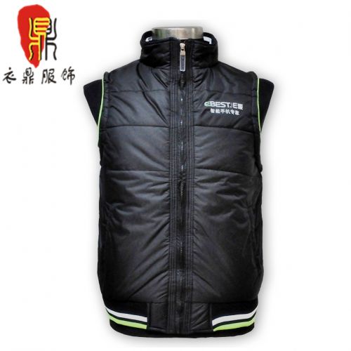 Gilet hiver sans manche uniGenre M en coton - Ref 607968