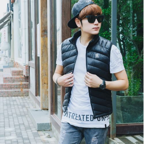 Gilet hiver sans manche homme en polyester - Ref 608092