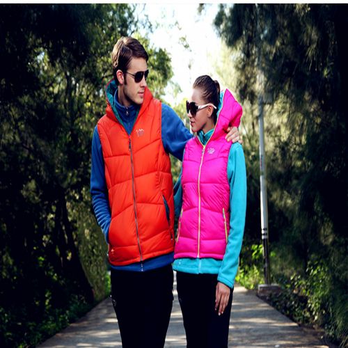  Gilet hiver sans manche uniGenre en coton - Ref 608238