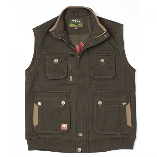  Gilet hiver sans manche homme en coton - Ref 608365