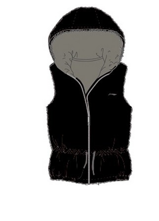  Gilet hiver sans manche femme LINING - Ref 608393