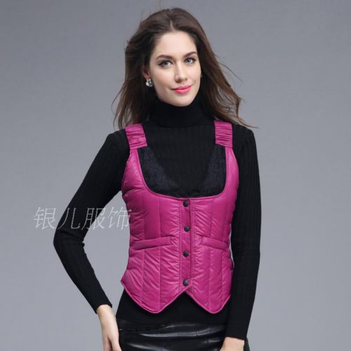  Gilet hiver sans manche femme en nylon - Ref 608683