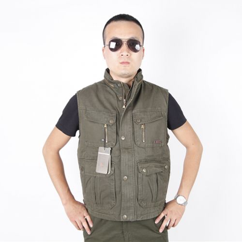 Gilet hiver sans manche homme en coton - Ref 608799