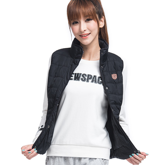 Gilet hiver sans manche femme XTEP en polyester - Ref 608872