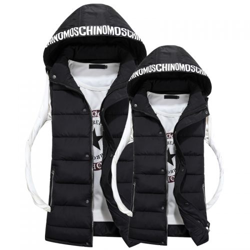 Gilet hiver sans manche uniGenre en coton - Ref 608903