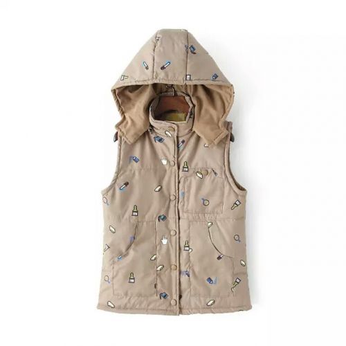  Gilet hiver sans manche femme en coton - Ref 609301