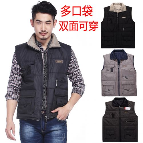 Gilet hiver sans manche homme OREC gilet en coton - Ref 609980