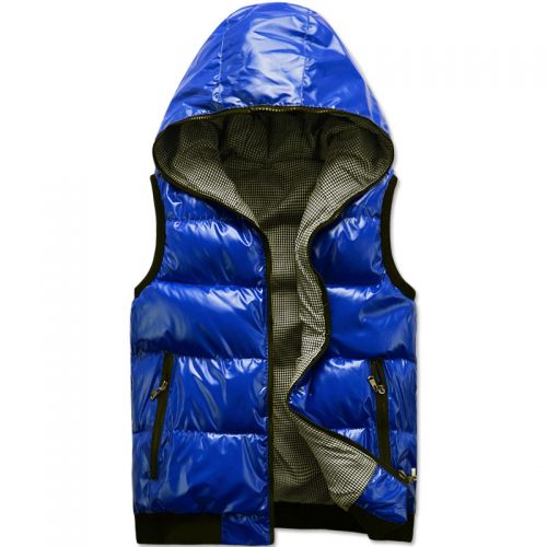  Gilet hiver sans manche uniGenre veste de coton en coton - Ref 610077