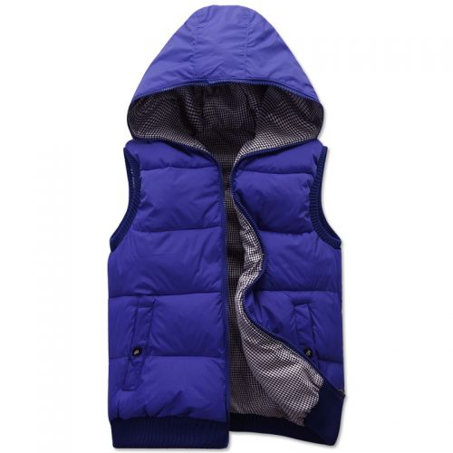  Gilet hiver sans manche uniGenre en coton - Ref 610082