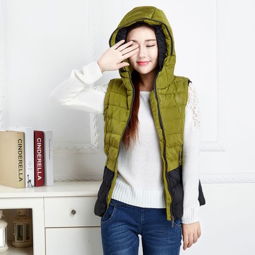  Gilet hiver sans manche femme en polyester - Ref 610106