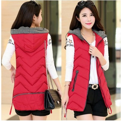 Gilet hiver sans manche gilet en polyester - Ref 610122