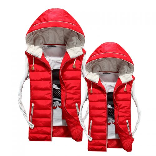 Gilet hiver sans manche uniGenre en coton - Ref 610124
