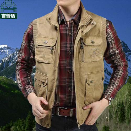 Gilet hiver sans manche homme AFS JEEP en coton - Ref 610182