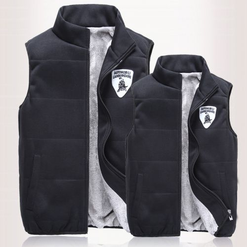  Gilet hiver sans manche uniGenre en coton - Ref 610296