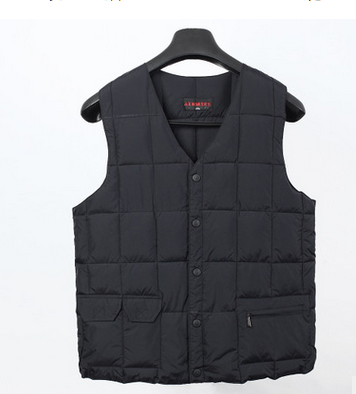 Gilet hiver sans manche homme droite en coton - Ref 610371