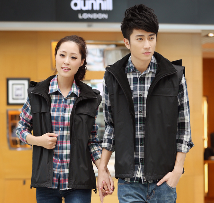  Gilet hiver sans manche uniGenre OUTDOOR en nylon - Ref 610401