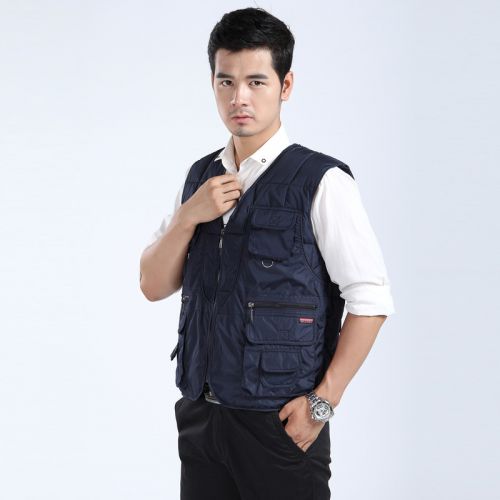  Gilet hiver sans manche homme en nylon - Ref 610449
