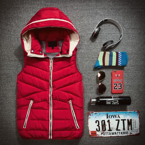  Gilet hiver sans manche uniGenre veste - Ref 610674