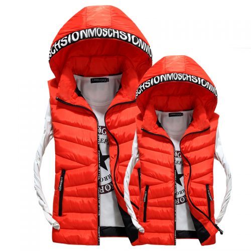 Gilet hiver sans manche uniGenre en coton - Ref 610698