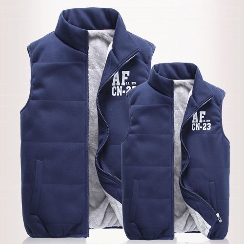  Gilet hiver sans manche uniGenre MLIDUOW en coton - Ref 610706