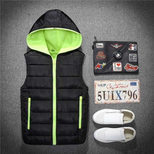 Gilet hiver sans manche uniGenre en coton - Ref 610728