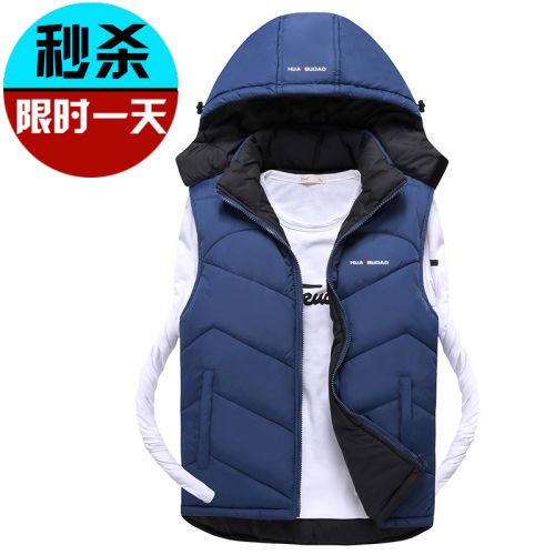 Gilet hiver sans manche homme en nylon - Ref 611111