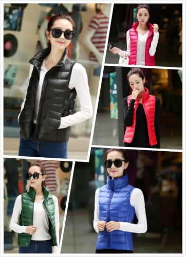  Gilet hiver sans manche femme en nylon - Ref 611159