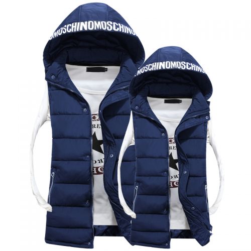 Gilet hiver sans manche uniGenre en coton - Ref 611170
