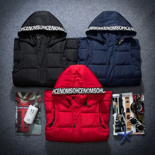 Gilet hiver sans manche uniGenre en coton - Ref 611187