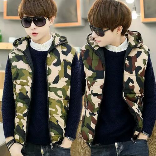 Gilet hiver sans manche homme en coton - Ref 580470