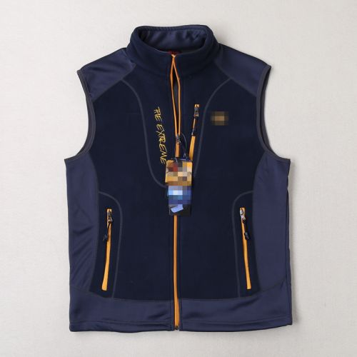 Gilet hiver sans manche homme polaire extérieure veste en nylon - Ref 580506