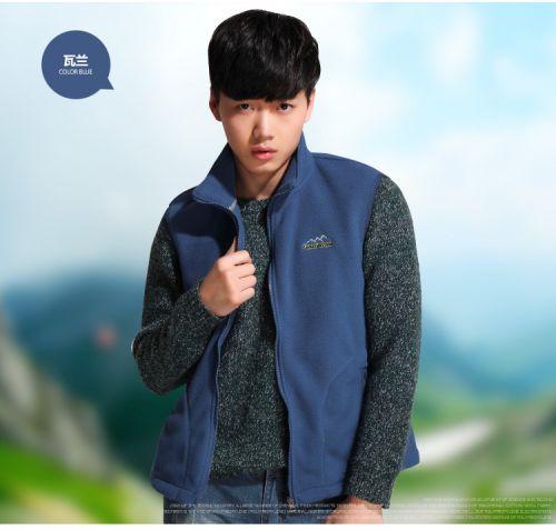  Gilet hiver sans manche uniGenre  en coton - Ref 580508