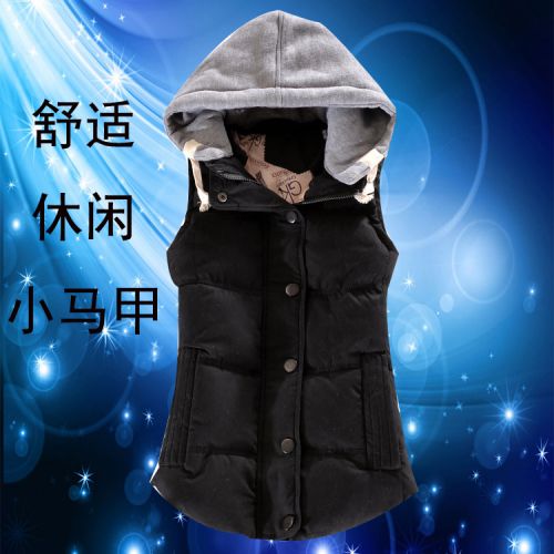 Gilet hiver sans manche uniGenre gilet en coton - Ref 580516