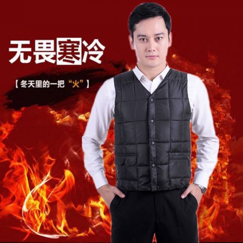 Gilet hiver sans manche homme en coton - Ref 581023