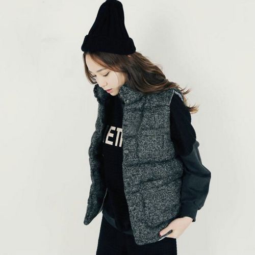 Gilet hiver sans manche femme S-ZK en coton - Ref 581024