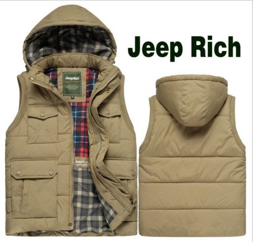 Gilet sans manche sport homme JEEP RICH en coton - Ref 541097
