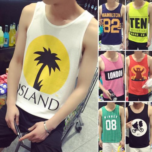  Gilet sans manche sport homme en coton - Ref 541281