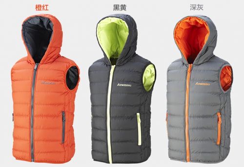  Gilet sans manche sport uniGenre KAWASAKI en coton - Ref 541567