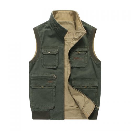 Gilet sans manche sport homme AFS JEEP en coton - Ref 541585