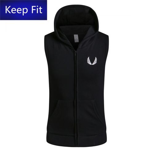  Gilet sans manche sport homme IFADREAM en coton - Ref 541691