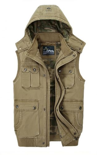 Gilet sans manche sport homme AFS JEEP en coton - Ref 541891