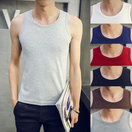  Gilet sans manche sport homme en coton - Ref 541951