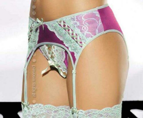 Jarretière OBSESSIVE lilac garter belt - Ref 807404