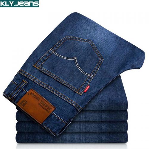Jeans pour jeunesse droite de coton, fibres polyester automne - Ref 1460869